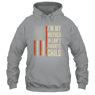 I'm My Mother In Law's Favorite Child Vintage Flag Christmas Shirt & Hoodie | siriusteestore
