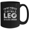 I'm Not Perfect But I'm A Leo Funny Horoscope Zodiac Sign Mug | siriusteestore