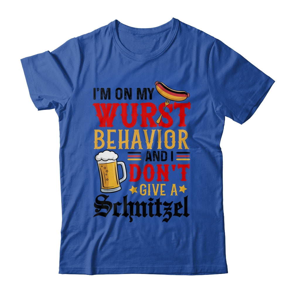 I'm On My Wurst Behavior I Dont Give A Schnitzel Oktoberfest Shirt & Tank Top | siriusteestore
