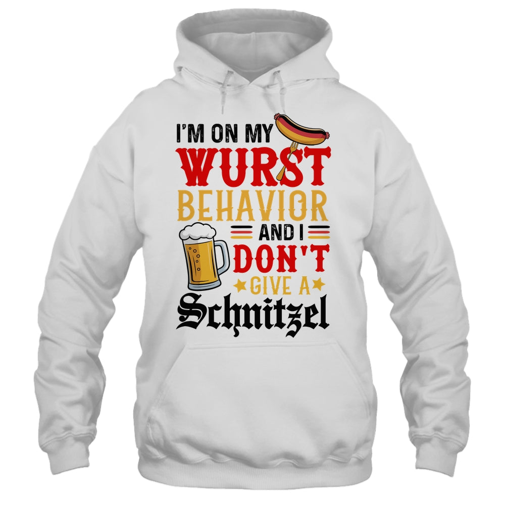 I'm On My Wurst Behavior I Dont Give A Schnitzel Oktoberfest Shirt & Tank Top | siriusteestore