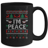 I'm Peace I Come In Peace Matching Ugly Christmas Mug | siriusteestore