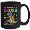 I'm Ready To Crush 2nd Grade Dinosaur Back To School Boy Kid Mug | siriusteestore