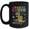 I'm Ready To Crush 4th Grade Dinosaur Back To School Boy Kid Mug | siriusteestore