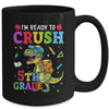 I'm Ready To Crush 5th Grade Dinosaur Back To School Boy Kid Mug | siriusteestore