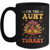 I'm The Aunt Turkey Matching Family Thanksgiving Costume Mug | siriusteestore