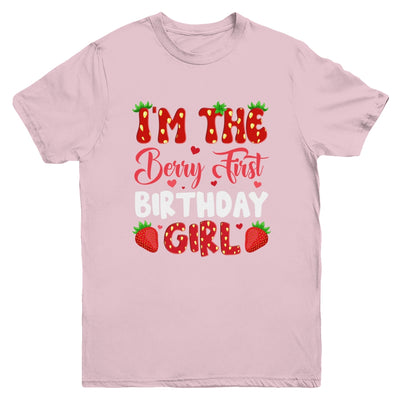 I'm The Berry First Birthday Of Girl Sweet Strawberry Youth Shirt | siriusteestore