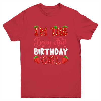 I'm The Berry First Birthday Of Girl Sweet Strawberry Youth Shirt | siriusteestore