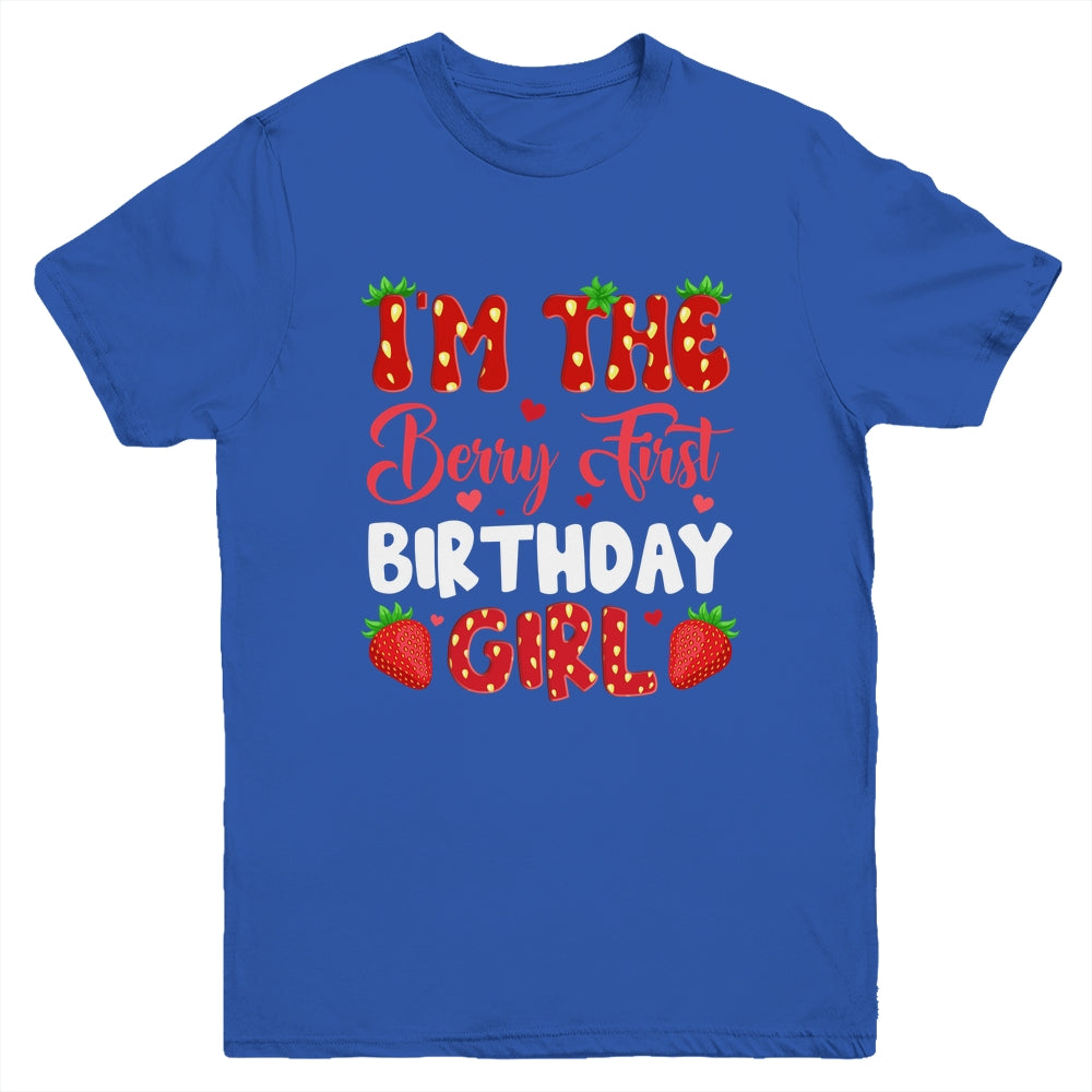 I'm The Berry First Birthday Of Girl Sweet Strawberry Youth Shirt | siriusteestore