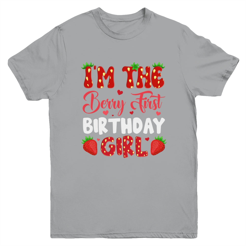 I'm The Berry First Birthday Of Girl Sweet Strawberry Youth Shirt | siriusteestore