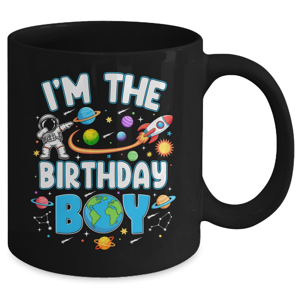 I'm The Birthday Boy Astronaut Family Space Planets Mug | siriusteestore