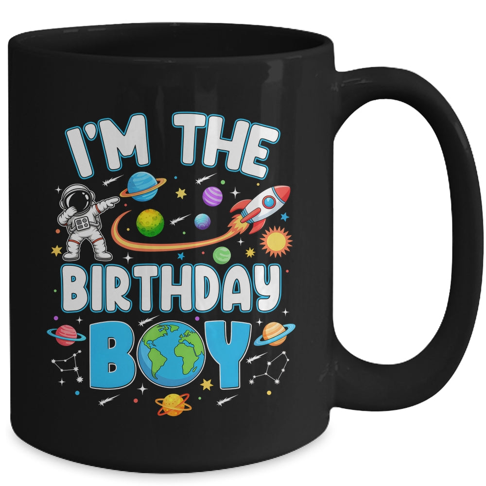 I'm The Birthday Boy Astronaut Family Space Planets Mug | siriusteestore