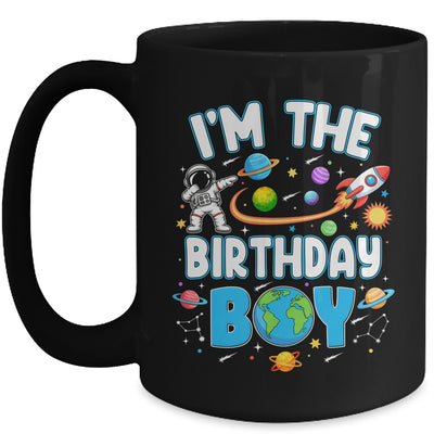 I'm The Birthday Boy Astronaut Family Space Planets Mug | siriusteestore