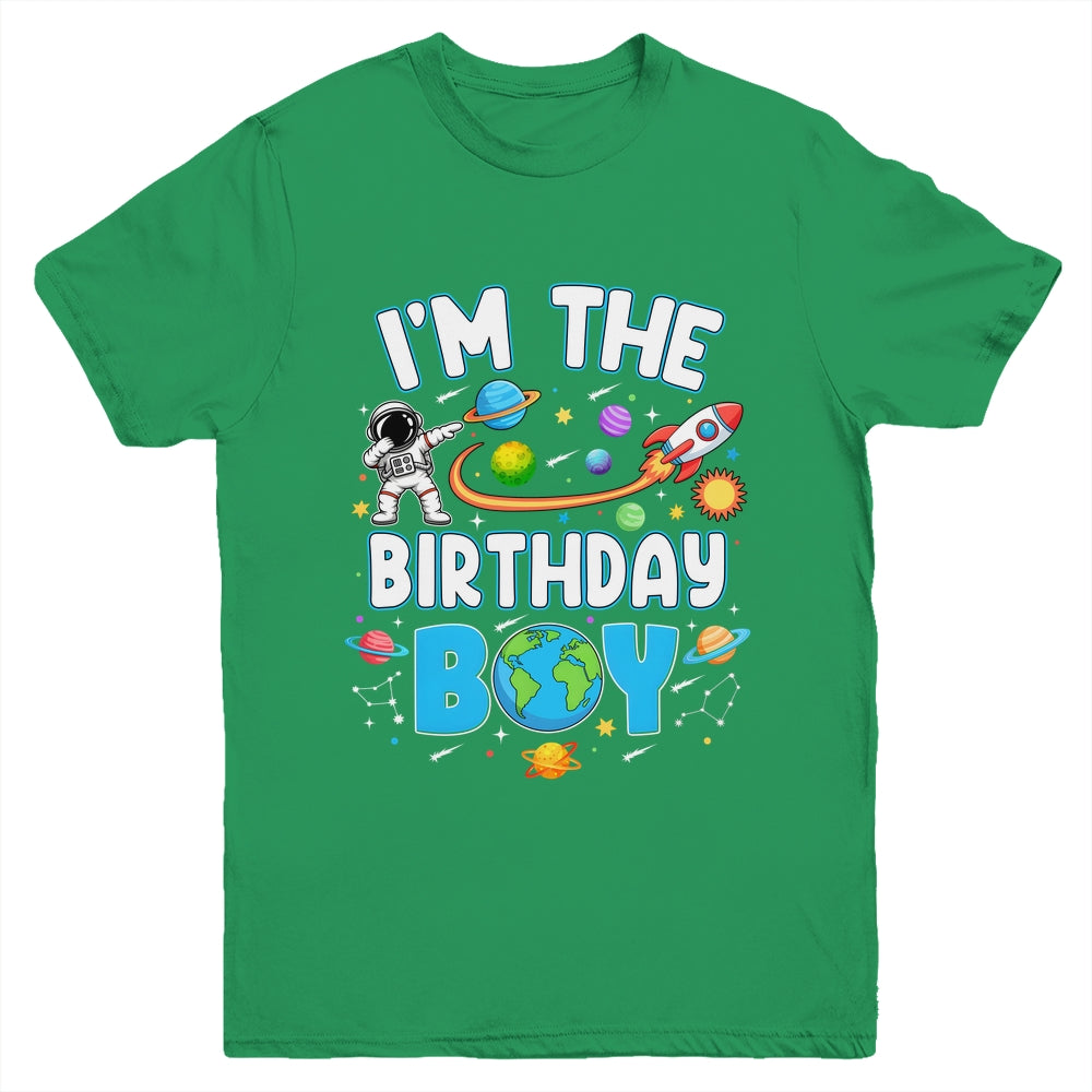 I'm The Birthday Boy Astronaut Family Space Planets Youth Shirt | siriusteestore