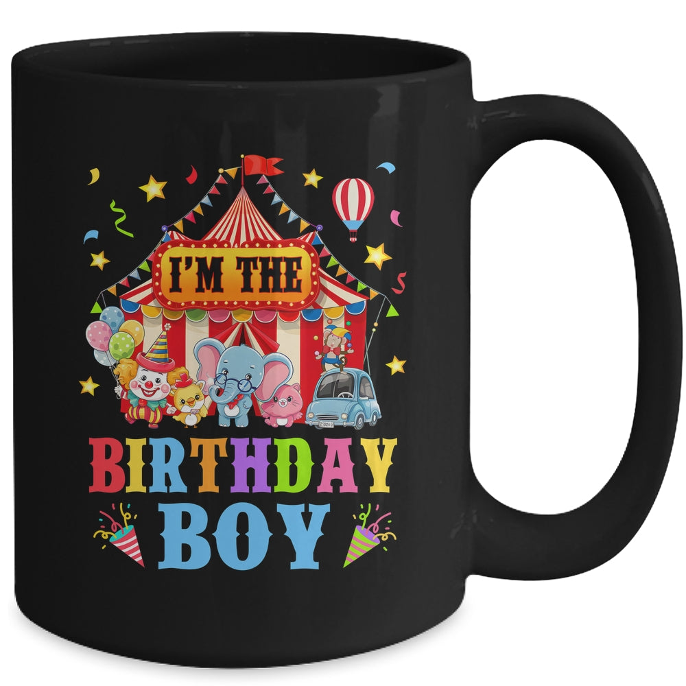 I'm The Birthday Boy Circus Carnival Family Party 1st Bday Mug | siriusteestore