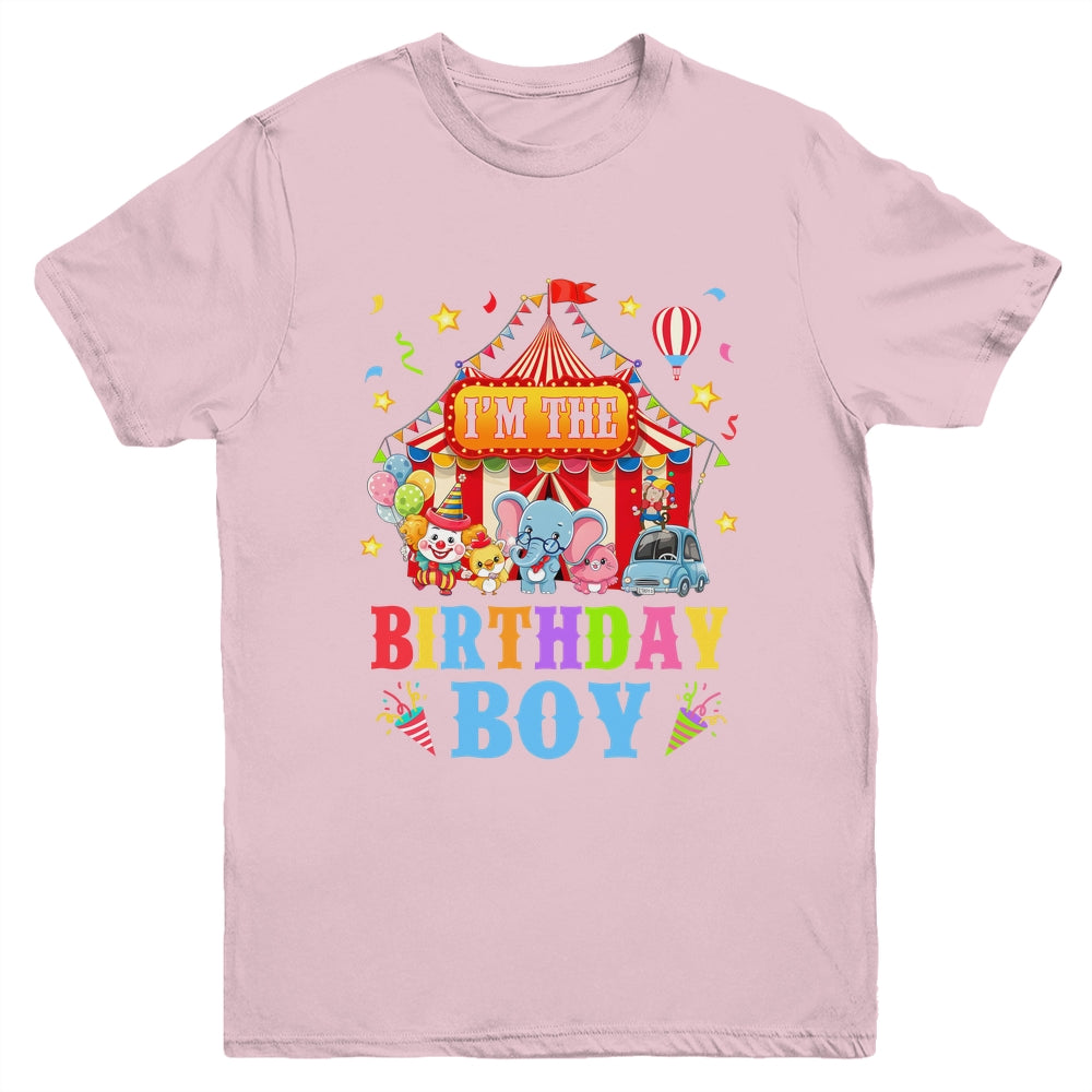 I'm The Birthday Boy Circus Carnival Family Party 1st Bday Youth Shirt | siriusteestore