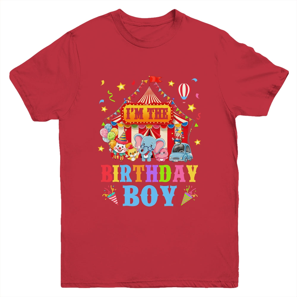 I'm The Birthday Boy Circus Carnival Family Party 1st Bday Youth Shirt | siriusteestore