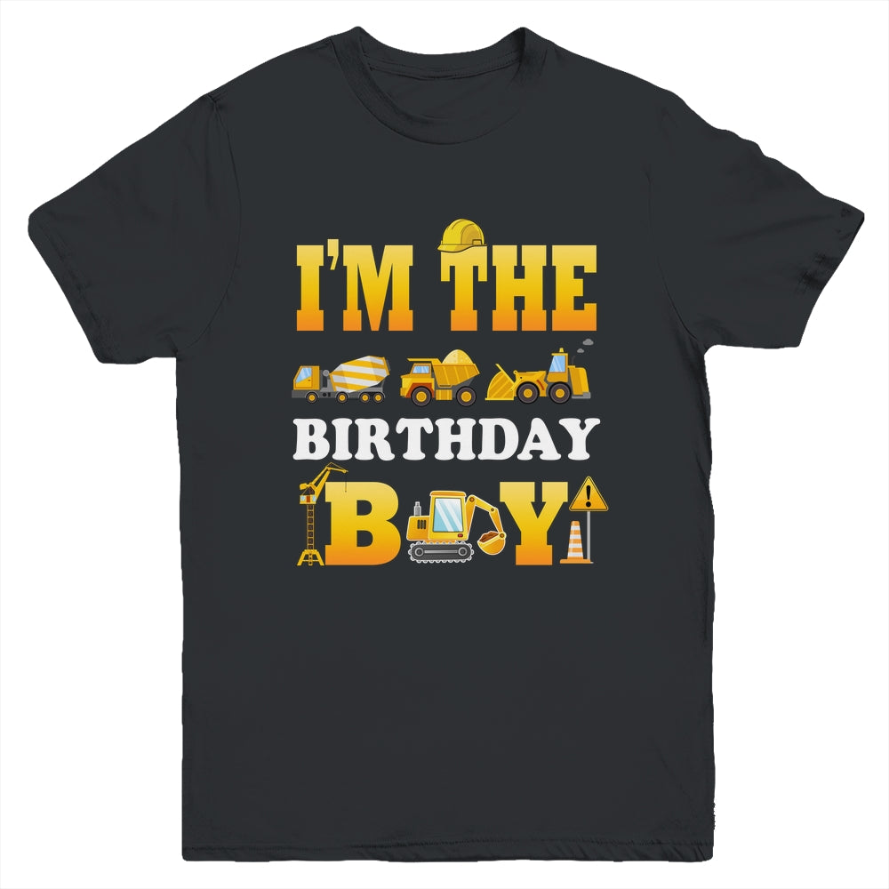I'm The Birthday Boy Construction Matching Family Youth Shirt | siriusteestore