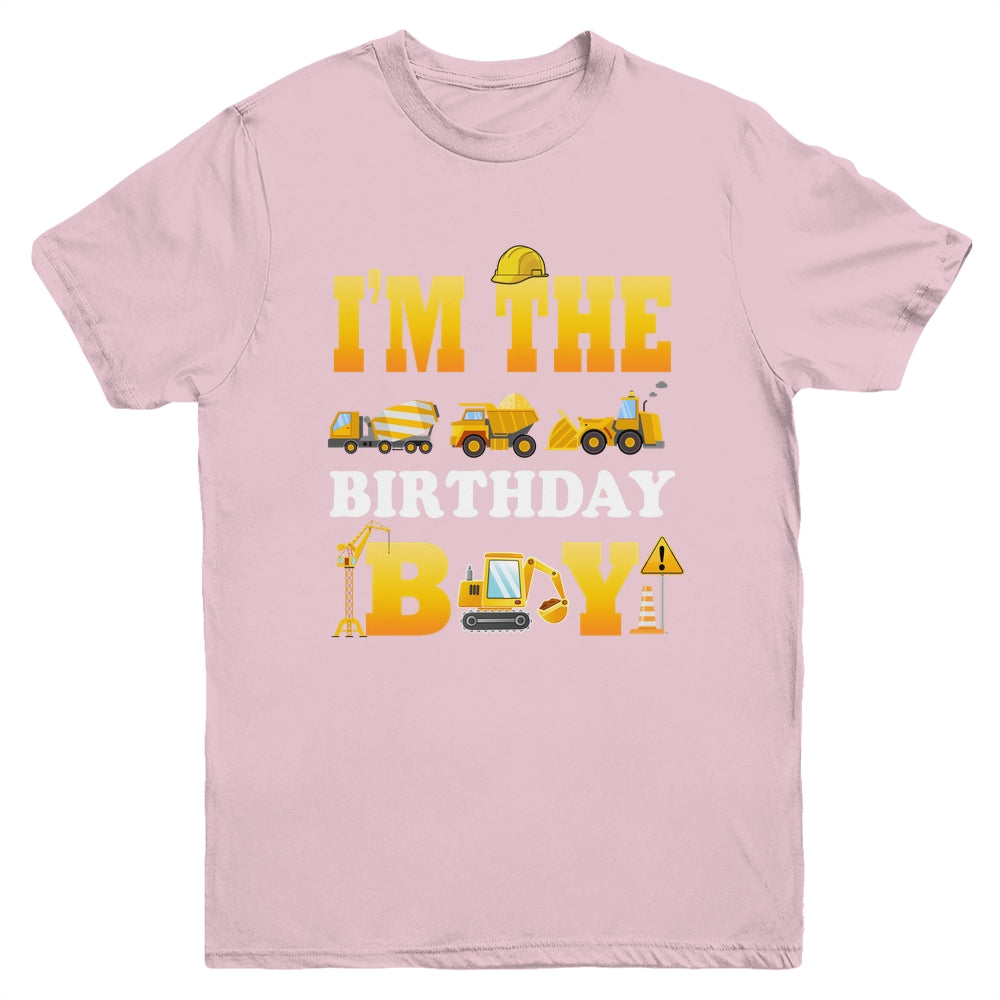 I'm The Birthday Boy Construction Matching Family Youth Shirt | siriusteestore
