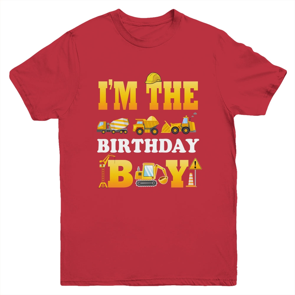 I'm The Birthday Boy Construction Matching Family Youth Shirt | siriusteestore