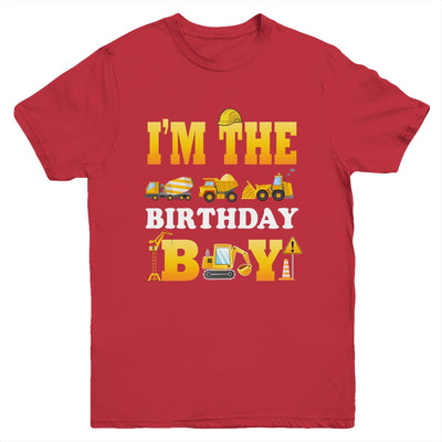 I'm The Birthday Boy Construction Matching Family Youth Shirt | siriusteestore