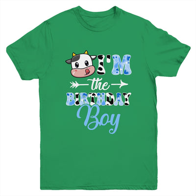 I'm The Birthday Boy Farm Cow 1St Birthday Boy Youth Shirt | siriusteestore