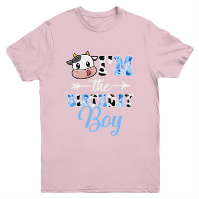 I'm The Birthday Boy Farm Cow 1St Birthday Boy Youth Shirt | siriusteestore