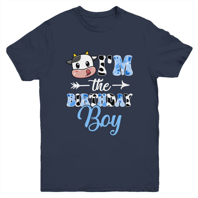 I'm The Birthday Boy Farm Cow 1St Birthday Boy Youth Shirt | siriusteestore