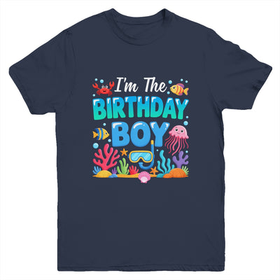 I'm The Birthday Boy Kids Sea Animals Ocean Aquarium Youth Shirt | siriusteestore