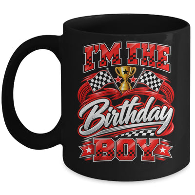 I'm The Birthday Boy Race Car Family Pit Crew Kids Mug | siriusteestore