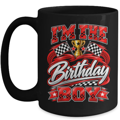 I'm The Birthday Boy Race Car Family Pit Crew Kids Mug | siriusteestore