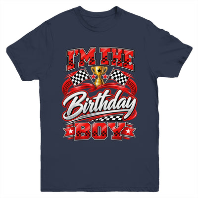 I'm The Birthday Boy Race Car Family Pit Crew Kids Youth Shirt | siriusteestore