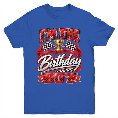 I'm The Birthday Boy Race Car Family Pit Crew Kids Youth Shirt | siriusteestore