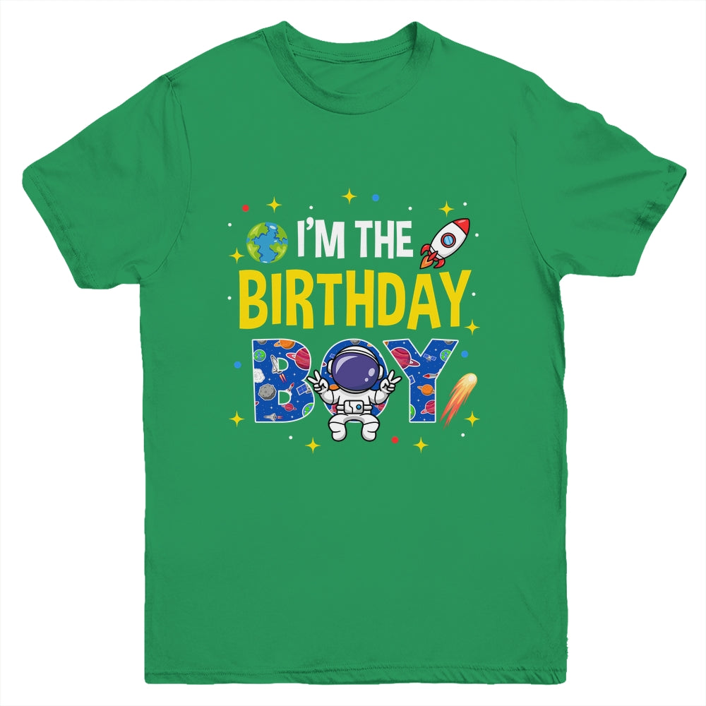I'm The Birthday Boy Space Astronaut Family Birthday Youth Shirt | siriusteestore