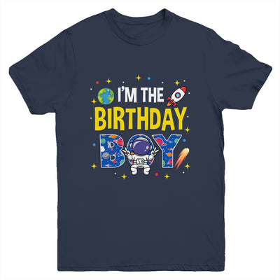 I'm The Birthday Boy Space Astronaut Family Birthday Youth Shirt | siriusteestore