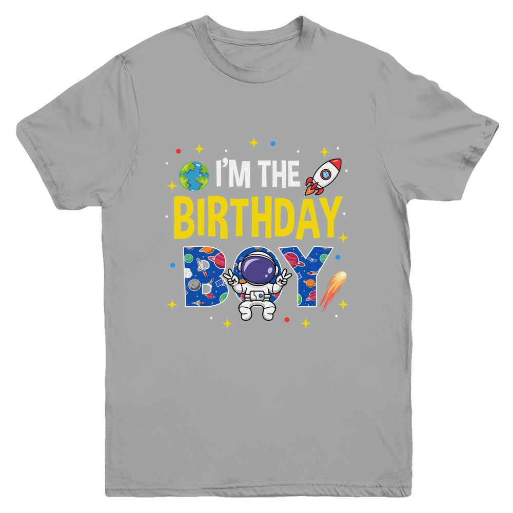 I'm The Birthday Boy Space Astronaut Family Birthday Youth Shirt | siriusteestore