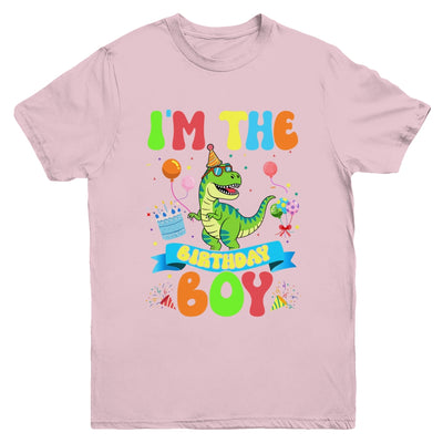 I'm The Birthday Boy TRex Dinosaur Birthday Family Youth Shirt | siriusteestore