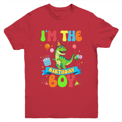 I'm The Birthday Boy TRex Dinosaur Birthday Family Youth Shirt | siriusteestore