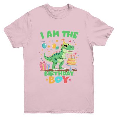 I'm The Birthday Boy T Rex Dinosaur Family Party Boys Youth Shirt | siriusteestore