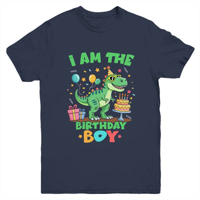 I'm The Birthday Boy T Rex Dinosaur Family Party Boys Youth Shirt | siriusteestore