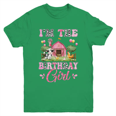 I'm The Birthday Girl 1st Birthday Cow Farm Family Youth Shirt | siriusteestore