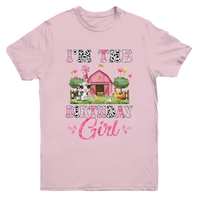 I'm The Birthday Girl 1st Birthday Cow Farm Family Youth Shirt | siriusteestore