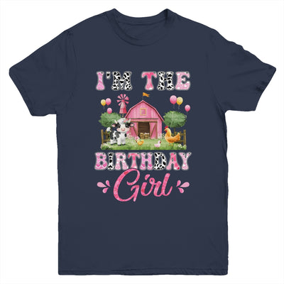 I'm The Birthday Girl 1st Birthday Cow Farm Family Youth Shirt | siriusteestore