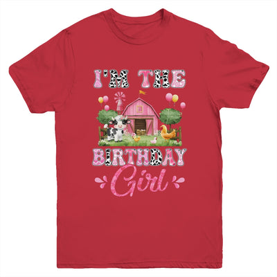I'm The Birthday Girl 1st Birthday Cow Farm Family Youth Shirt | siriusteestore