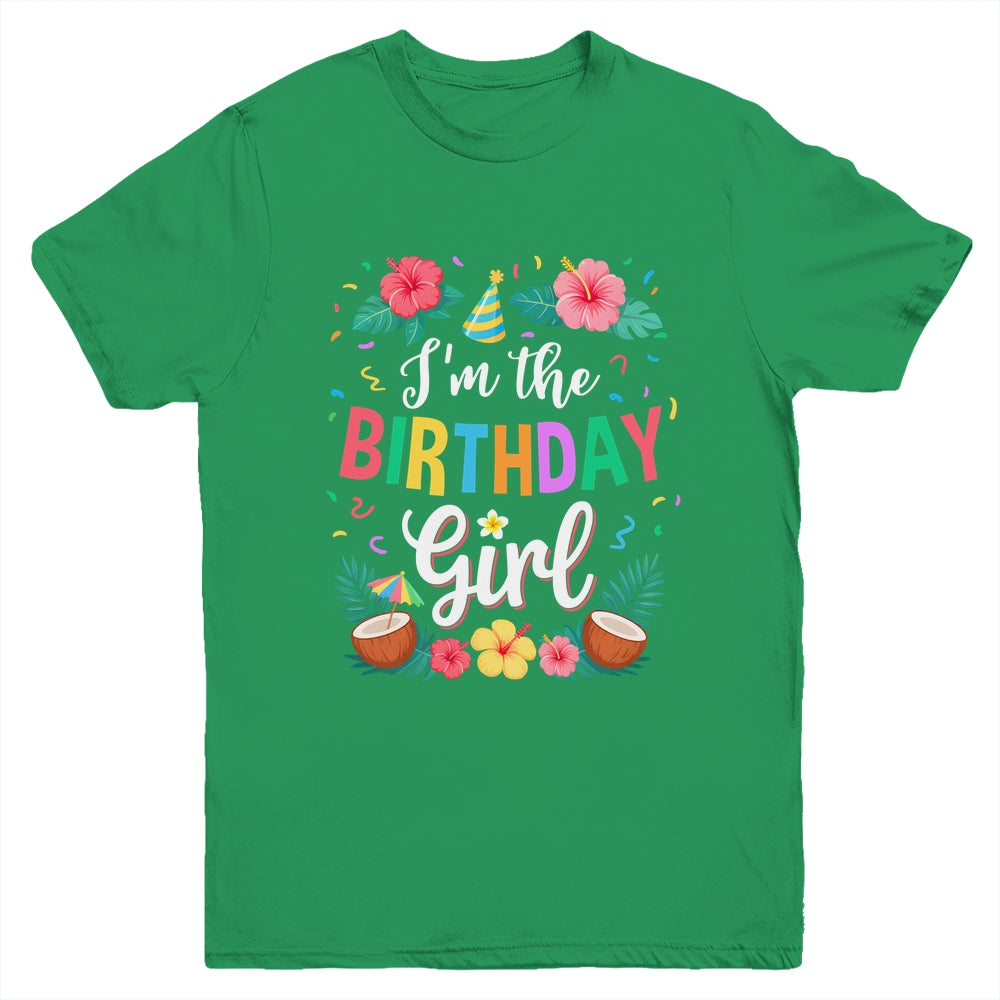I'm The Birthday Girl Aloha Hawaii Party 1st Birthday Kids Youth Shirt | siriusteestore