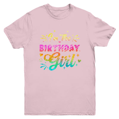 I'm The Birthday Girl Bday Tie Dye 1st Birthday Family Youth Shirt | siriusteestore
