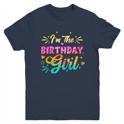 I'm The Birthday Girl Bday Tie Dye 1st Birthday Family Youth Shirt | siriusteestore