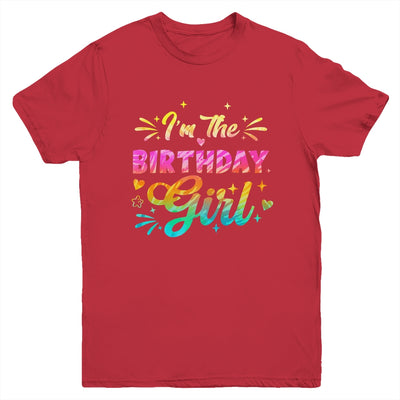 I'm The Birthday Girl Bday Tie Dye 1st Birthday Family Youth Shirt | siriusteestore
