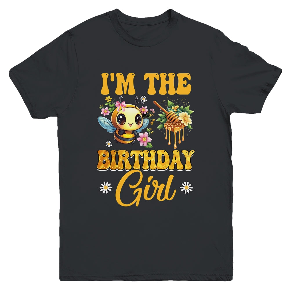 I'm The Birthday Girl Bee Family Birthday Party Youth Shirt | siriusteestore