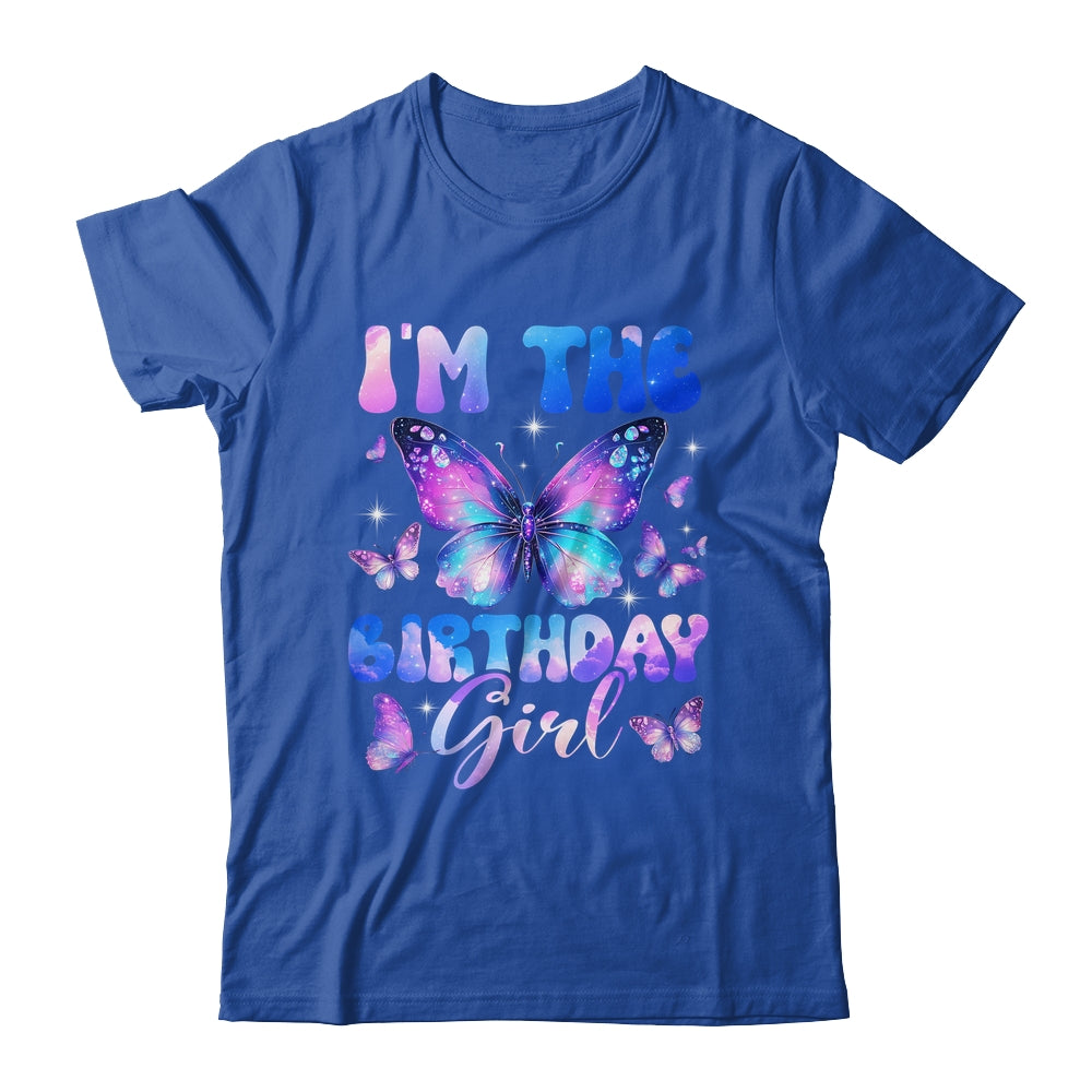 I'm The Birthday Girl Butterfly Kids Family Matching Shirt & Hoodie | siriusteestore