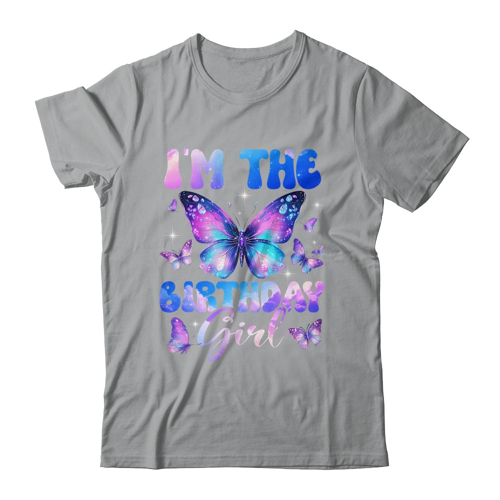 I'm The Birthday Girl Butterfly Kids Family Matching Shirt & Hoodie | siriusteestore